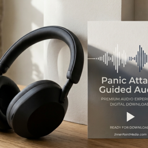 cover: guided audio panic attack, companion to mini-guide Panic Attack Gone in 60 Seconds by David Zach